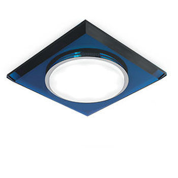 Светильник Gauss Tablet GX206 Квадрат. Кристал/Синий, GX53 1/50, GX206