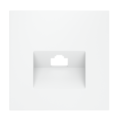 Накладка для розетки компьютерной RJ45 кат.6, S70 (белый матовый), VLS001302