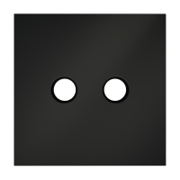 Накладка для розетки телевизионной оконечной TV+SAT, S70 (черный матовый), VLS001608 Накладка для розетки телевизионной оконечной TV+SAT, S70 (черный матовый), VLS001608