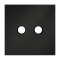 Накладка для розетки телевизионной оконечной TV+SAT, S70 (черный матовый), VLS001608