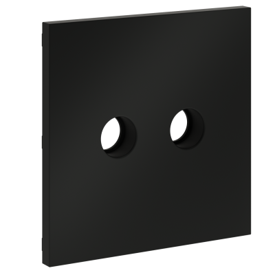 Накладка для розетки телевизионной оконечной TV+SAT, S70 (черный матовый), VLS001608