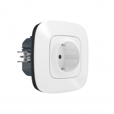 752594 - Valena Allure with NETATMO.Умная розетка 2К+З 16А 230В.Цвет Белый