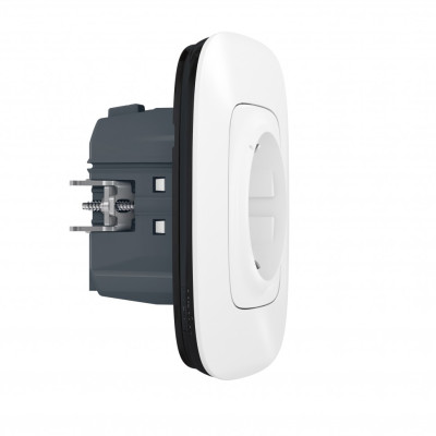 752594 - Valena Allure with NETATMO.Умная розетка 2К+З 16А 230В.Цвет Белый