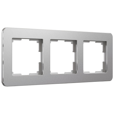 Werkel W0032606/ Рамка на 3 поста Platinum (алюминий), a059215