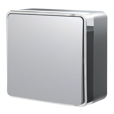 Werkel W5012006/ Выключатель одноклавишный проходной Gallant (серебряный), a052768