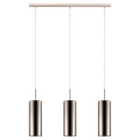 98697 Подвес SELVINO, 3X15W(E27), сталь, никель мат/стекло с напылением, золотистый