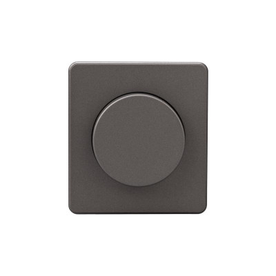 Светорегулятор ROUND (диммер) 300Вт с/у титан KRANZ, KR-78-0732-2