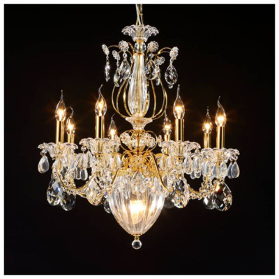 Lightstar 790112 (MD300025-8+3)  Люстра SCHON 11х60W E14 Gold (в комплекте)