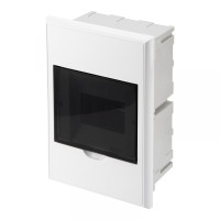 Бокс пластиковый ЩРВ-П-4 IP41 белый KRANZ, KR-11-0204