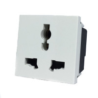 N2239 CV - Механизм розетки универсальной с заземлением (2P+E), 2M, 13А-15A / 127-230В, серия Zenit, цвет шампань - 2CLA223900N1901