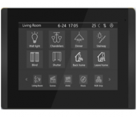 GVS KNX CHTF-10.1/20.1.21 10,1-дюймовая внутренняя панель домофона, черная, цвет: Чёрный