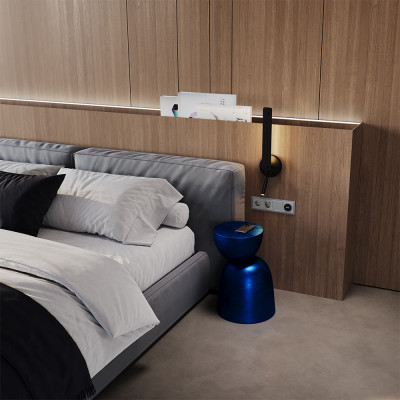 Рамка стеклянная VOLTUM S70 на 4 поста, (сталь, стекло), VLS110405