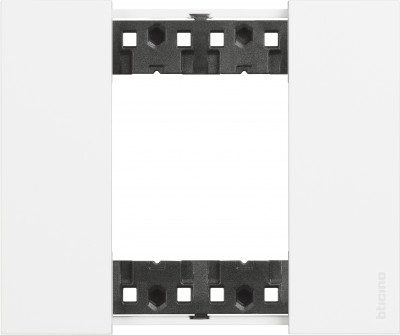 KA4802KW Bticino LIVING NOW. Декоративная рамка 2 модуля.Цвет Белый., KA4802KW