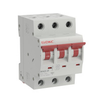 ДКС Автоматический выключатель модульный YON max типа MD63S, 4,5кА, 3 полюса, хар-ка C, 3А, MD63S-3PC3