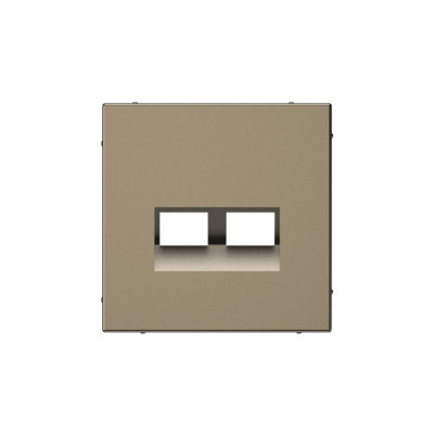 GAL000690 - ARTGALLERY НАКЛАДКА ДВОЙНАЯ для информационных функций типа Keystone, МОККО, Systeme Electric