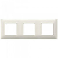 Vimar Накладка для 6 модулей (2+2+2) расстояние между центрами 71мм белый гранит, 14644.06 Vimar Накладка для 6 модулей (2+2+2) расстояние между центрами 71мм белый гранит, 14644.06