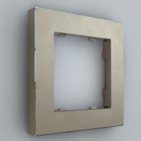 IRIDIUM Рамка на 1 пост, шампань, Berlin 01, 01P103