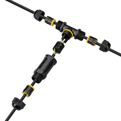 Коннектор NEO-GERM-5pin-T-WTW (4-8mm) (Arlight, IP68), 030760