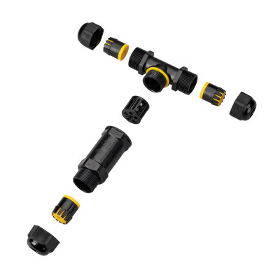 Коннектор NEO-GERM-5pin-T-WTW (4-8mm) (Arlight, IP68), 030760