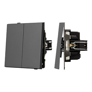 054328 - Механизм выключателя управления шторами SWT-TENDO-MKR2-SFPL-GR (230V, 10A) (Arlight, -)