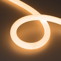 Светодиодная лента герметичная MOONLIGHT-SIDE-FP-A336-D25mm 24V Warm2300 (20 W/m, IP65, 2835, 5m, wire x1) (Arlight, Боковой вывод кабеля), 038870