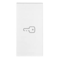 Vimar Клавиша для осевых устройств на 1 модуль символом "ключ", белая, 19131.P.B Vimar Клавиша для осевых устройств на 1 модуль символом "ключ", белая, 19131.P.B