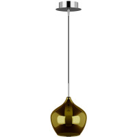 Lightstar 803048 (MD2098L-1G) Подвес PENTOLA 1х25W G9 ХРОМ/ОЛИВКОВЫЙ (в комплекте)