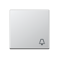 Клавиша с символом "звонок"; алюминий, A590KAL Клавиша с символом "звонок"; алюминий, A590KAL