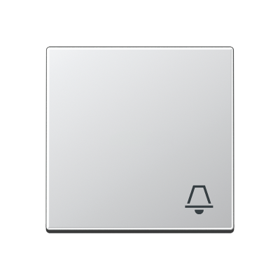 Клавиша с символом "звонок"; алюминий, A590KAL