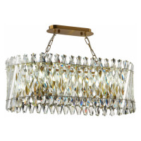 ST LUCE SL1170.303.10 Светильник подвесной ST-Luce Латунь/Прозрачный E14 10*40W