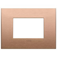 19653.11 - Vimar Накладка Classic на 3 модуля медь зачищенная щеткой