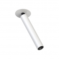 Denkirs DK2517-WB Поворотный встраиваемый светильник SPACE со светодиодом H138mm d23mm 220V 8W 38° 4000К IP20 белый/черный алюминий