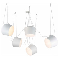 Evoluce SLE120653-05 Светильник подвесной Белый/Белый E27 5*40W