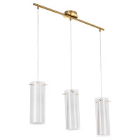 Arte Lamp ARIES, Подвес, цвет арматуры - ПОЛИРОВАННАЯ МЕДЬ, цвет плафона/декора - БЕЛЫЙ, 3х60W E27, A8983SP-3PB