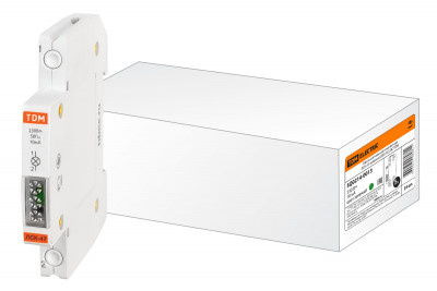Лампа сигнальная компактная ЛСК-47 зеленая (LED) AC/DC TDM Electric, SQ0214-0013