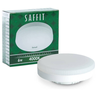 Лампа cветодиодная, (6W) 230V GX53 6400K, SBGX5306, Feron 55196