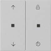 5363015 Gira Накладка управления жалюзи с функцией памяти System 3000