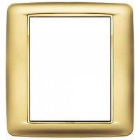 Vimar Накладка с закруглениями для 8 модулей золото сатинированое, 20698.G21 Vimar Накладка с закруглениями для 8 модулей золото сатинированое, 20698.G21