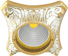 FD1010ROP Fede Светильник Pisa, Gold White Patina