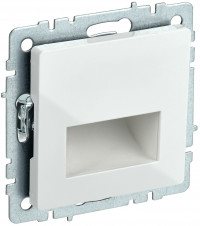 BRITE Подсветка LED встраиваемая ПЛ20-БрБ бел. IEK, BR-FL20-K01