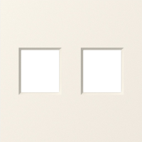 Donel A07 матовый кремовый накладка 2-я для розеток RJ45,TV,SAT , серия DB, DE86931