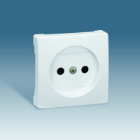 Simon S73Loft Накладка со шторками на мех-зм розетки 2К 73431-39, бел., 73040-60