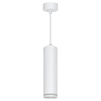 Светильник потолочный на подвесе MR16 35W 230V, белый D55*H200 ML1708 Barrel LUNA, Feron 48081