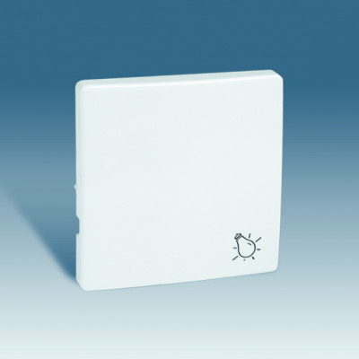 Simon S82,82N Клавиша 1-ная с пиктограммой  "лампа" для 75150-, 75152-39, бел., 82018-30