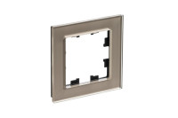 ATN320501 - ATLASDESIGN NATURE 1-постовая РАМКА, ОРГАНИЧЕСКОЕ СТЕКЛО ШАМПАНЬ, Systeme Electric
