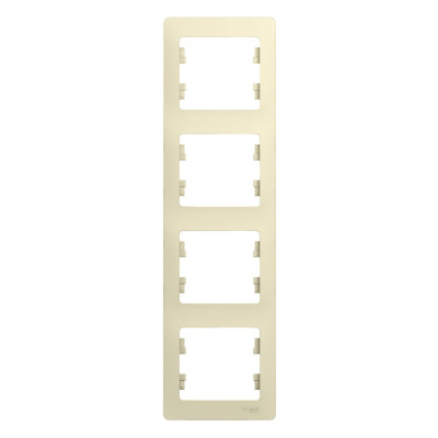 GLOSSA 4-постовая РАМКА, вертикальная, БЕЖЕВЫЙ