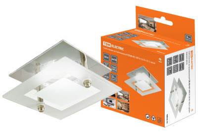 Светильник встраиваемый СВ 05-01 MR16 50Вт G5.3 хром TDM Electric, SQ0359-0016