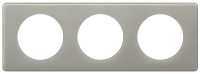 Legrand Celiane. Рамка 3-постовая. Цвет "Серый глянец", 066603