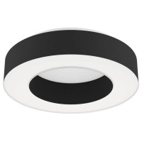 39991 Потолочный светильник GUAMARE, LED 34W, 3980lm, H135, ?530, сталь, белый/текстиль, пластик, че