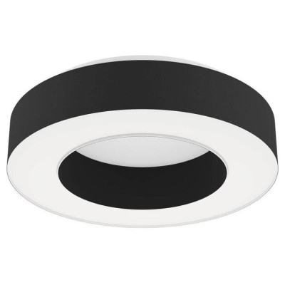 39991 Потолочный светильник GUAMARE, LED 34W, 3980lm, H135, ?530, сталь, белый/текстиль, пластик, че